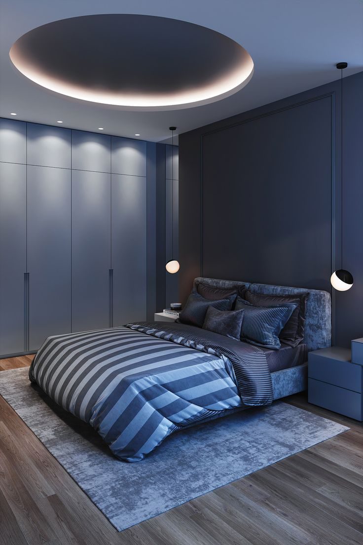 Contemporary Bedroom, Nashik — false ceiling by Alecxa Interiors, Nashik