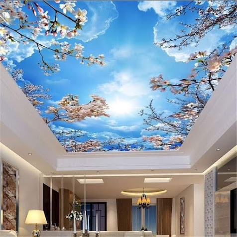 Sky Mural Ceiling, Banquet Space