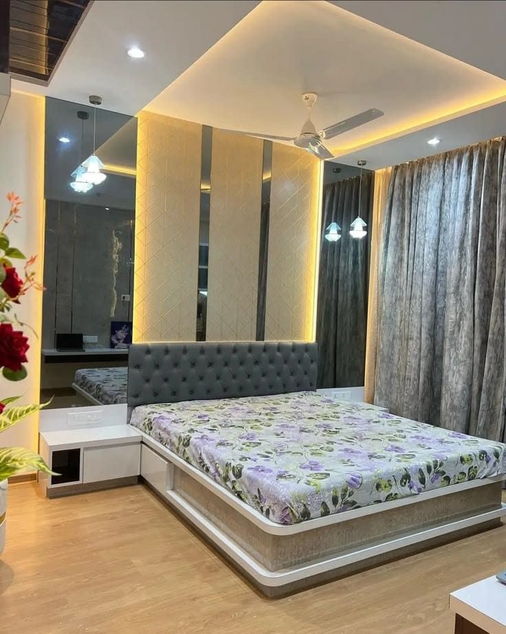 Bedroom Suite, Nashik Road — gypsum work by Alecxa Interiors, Nashik